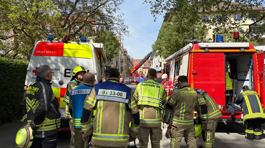 FW Konstanz: Wohnungsbrand in der Altstadt - Bild: presseportal.de
