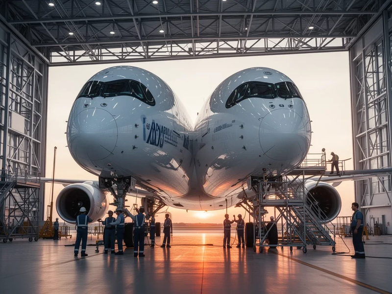 Airbus: A350-Wartungs-Joint-Venture mit Air France - Foto: über boerse-global.de