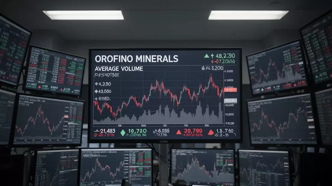 Orofino Minerals Aktie: Durchschnittliches Volumen - Bild: über boerse-global.de