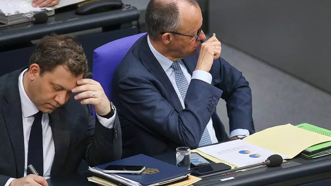 Lars Klingbeil und Friedrich Merz (Archiv) - Bild: via dts Nachrichtenagentur