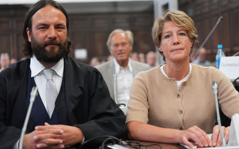 Christina Block soll die Entführung ihrer eigenen Kinder beauftragt haben. - Foto: Marcus Brandt/Pool dpa/dpa