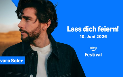 Warm-up für den Prime Day im Juni: Amazon lädt zum Prime Festival mit exklusivem Konzert von Alvaro Soler nach Hamburg - Foto: presseportal.de
