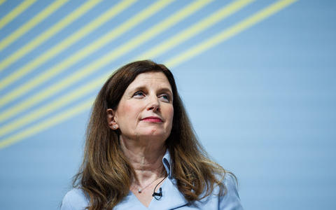 Will die Eigenständigkeit der Commerzbank erhalten: Vorstandschefin Bettina Orlopp. (Archivbild) - Foto: Hannes P. Albert/dpa