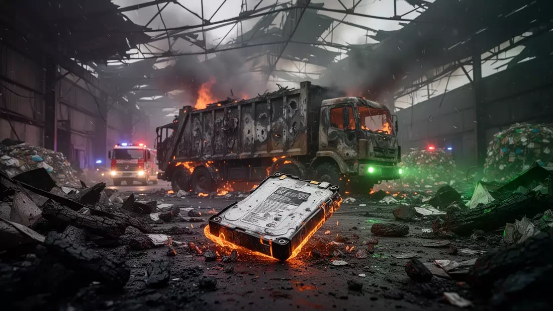 Feuer, Chemie und explodierende Akkus: Die Müllbranche steht in Flammen - Bild: über boerse-global.de