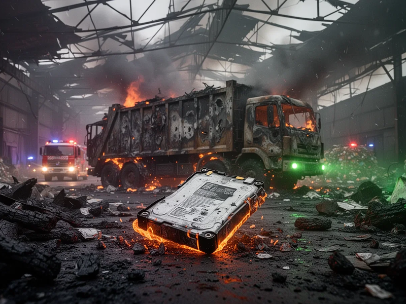 Feuer, Chemie und explodierende Akkus: Die Müllbranche steht in Flammen - Foto: über boerse-global.de