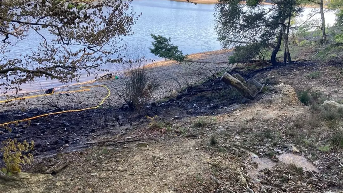 POL-AC: Brand an der Dreilägerbachtalsperre - Polizei ermittelt wegen möglicher Brandstiftung - Bild: presseportal.de