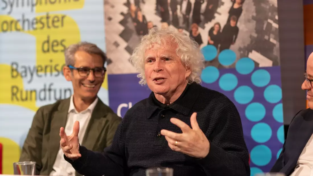 Die neue Konzertsaison 2026/27 bei Symphonieorchester und Chor des BR mit Sir Simon Rattle - Bild: presseportal.de