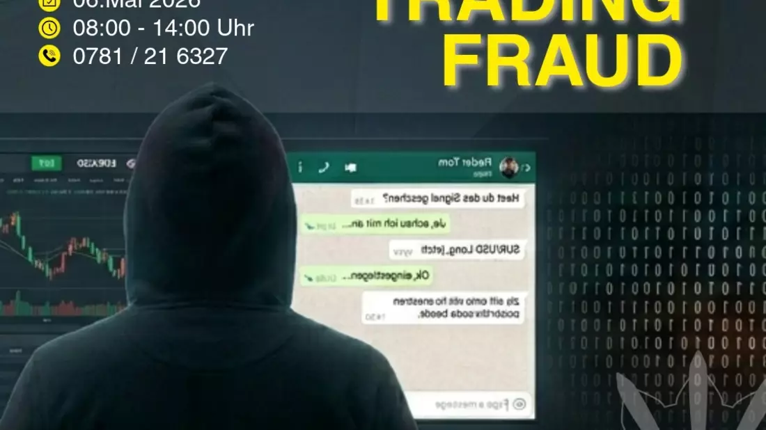 POL-OG: Mittelbaden - Betrugsmasche Cyber-Trading-Fraud / Bürgertelefon - Bild: presseportal.de
