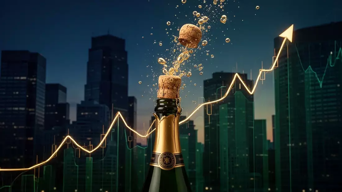 S&P 500: Sektkorken trotz Geopolitik - Bild: über boerse-global.de