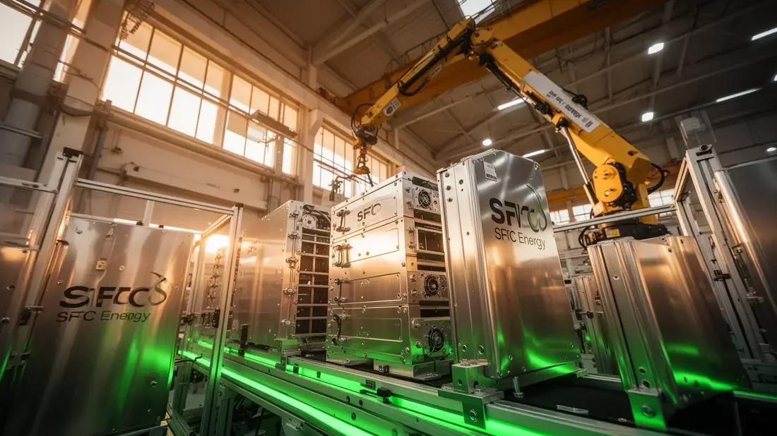 SFC Energy Aktie: 28,16 Prozent Plus im April Illustration mit AI erstellt übermittelt durch boerse-global.de