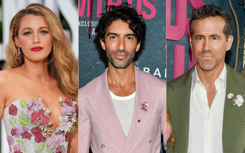 Blake Lively (links) und Justin Baldoni (Mitte) legen ihren Gerichtsstreit bei. (Archivbilder) - Foto: Uncredited/AP/dpa