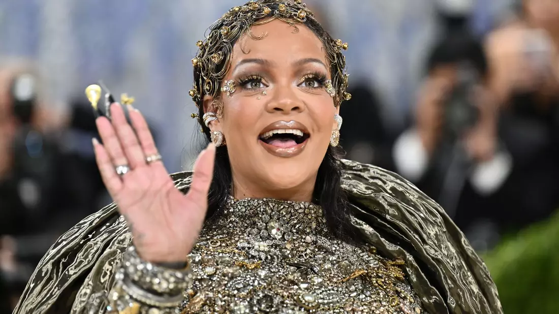 Sängerin Rihanna kam wie üblich als letzte.  - Bild: Evan Agostini/Invision/AP/dpa