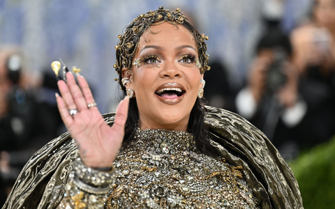 Sängerin Rihanna kam wie üblich als letzte.  - Foto: Evan Agostini/Invision/AP/dpa