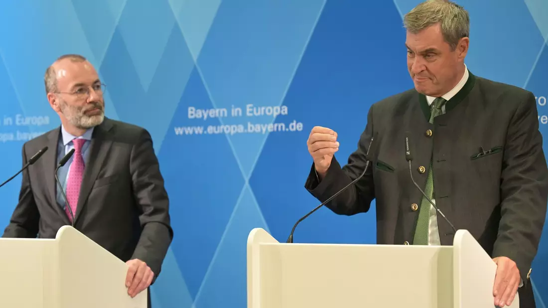 Der mögliche Abzug von US-Soldaten aus Bayern überschattet die Brüssel-Reise des bayerischen Kabinetts.  - Bild: Malin Wunderlich/dpa