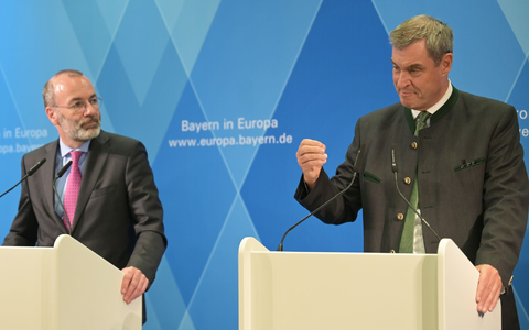 Der mögliche Abzug von US-Soldaten aus Bayern überschattet die Brüssel-Reise des bayerischen Kabinetts.  - Foto: Malin Wunderlich/dpa