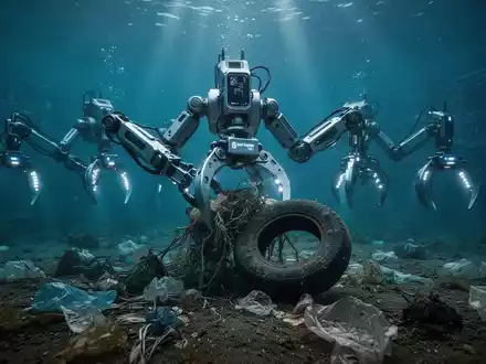 KI-Roboterflotten erobern den Meeresboden im Kampf gegen Plastik - Foto: über boerse-global.de