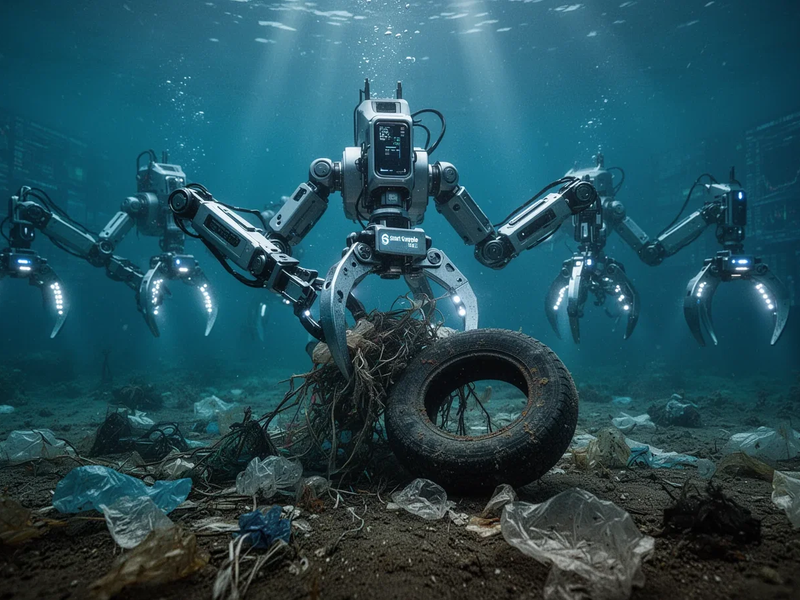 KI-Roboterflotten erobern den Meeresboden im Kampf gegen Plastik - Foto: über boerse-global.de