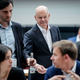 In der SPD-Fraktion meldete sich der ehemalige Bundeskanzler Olaf Scholz zum Jahrestag der Koalition zu Wort.  - Foto: Kay Nietfeld/dpa