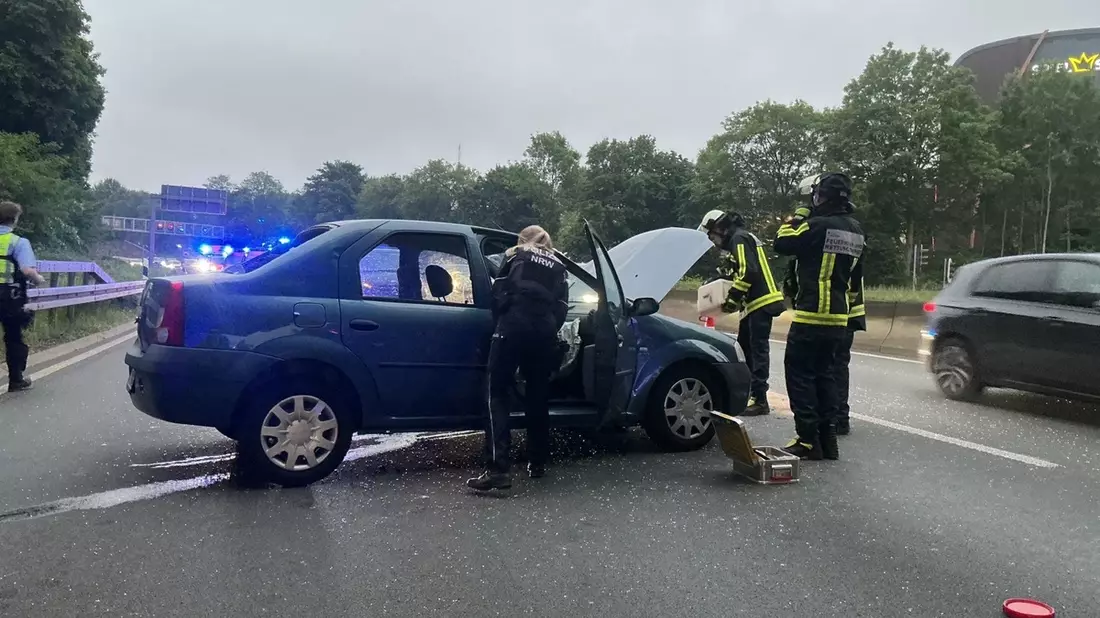 FW-BO: Verkehrsunfall mit Verletzten. - Bild: presseportal.de