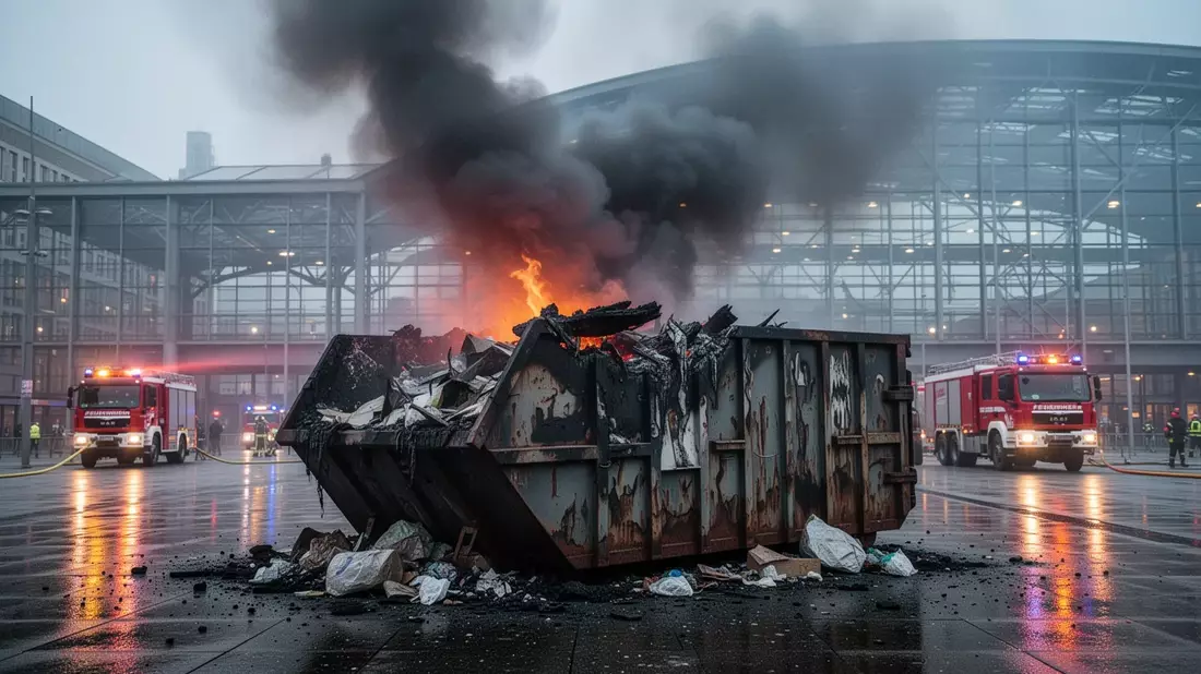 Brandcontainer am Berliner Hauptbahnhof löst Großeinsatz aus - Bild: über boerse-global.de