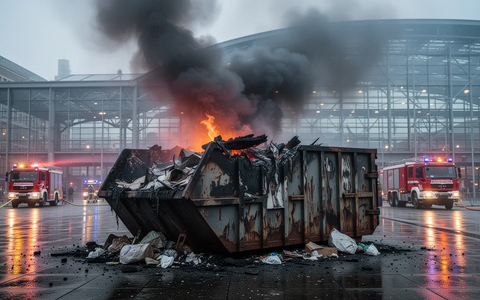 Brandcontainer am Berliner Hauptbahnhof löst Großeinsatz aus - Foto: über boerse-global.de
