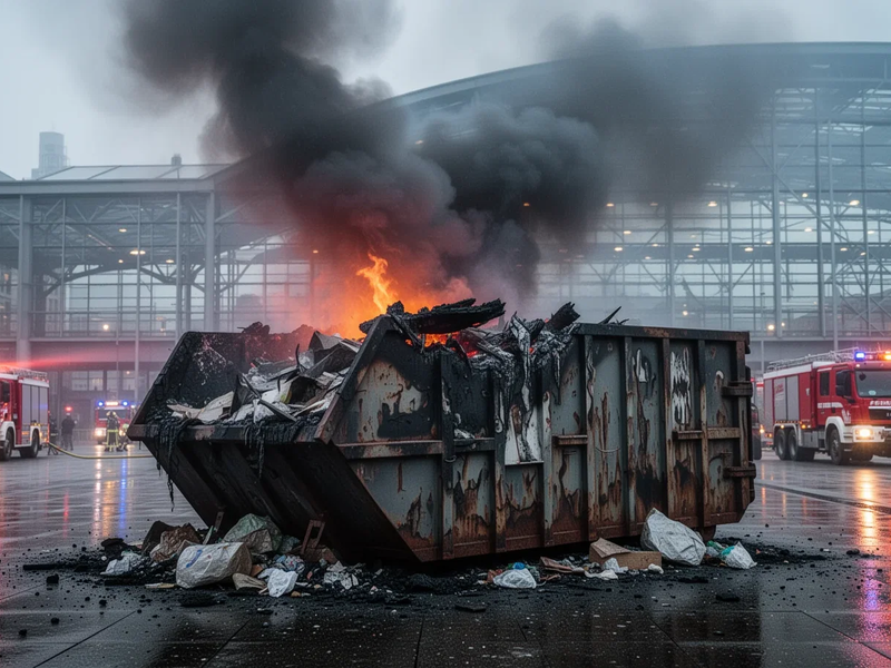 Brandcontainer am Berliner Hauptbahnhof löst Großeinsatz aus - Foto: über boerse-global.de