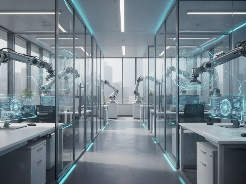 KI revolutioniert die Arbeitswelt: Büros werden radikal umgebaut - Foto: über boerse-global.de