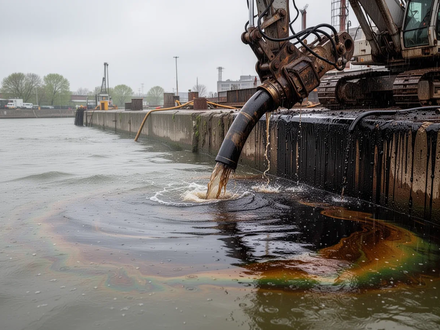 Hydrauliköl-Unfall: Feuerwehr verhindert Umweltkatastrophe am Neckar - Foto: über boerse-global.de