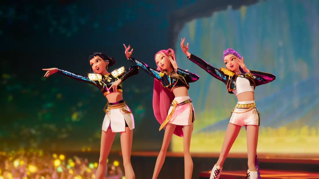 Die Band Huntrix gibt ein Megakonzert im Animationsfilm «KPop Demon Hunters». (Netflix-Handout) - Bild: -/Netflix/dpa