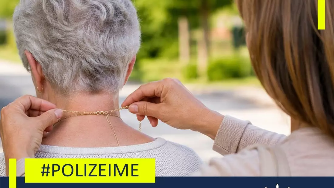 POL-ME: Halskette geraubt: Polizei ermittelt und warnt vor der Masche des Kettentricks - 2606024 - Bild: presseportal.de