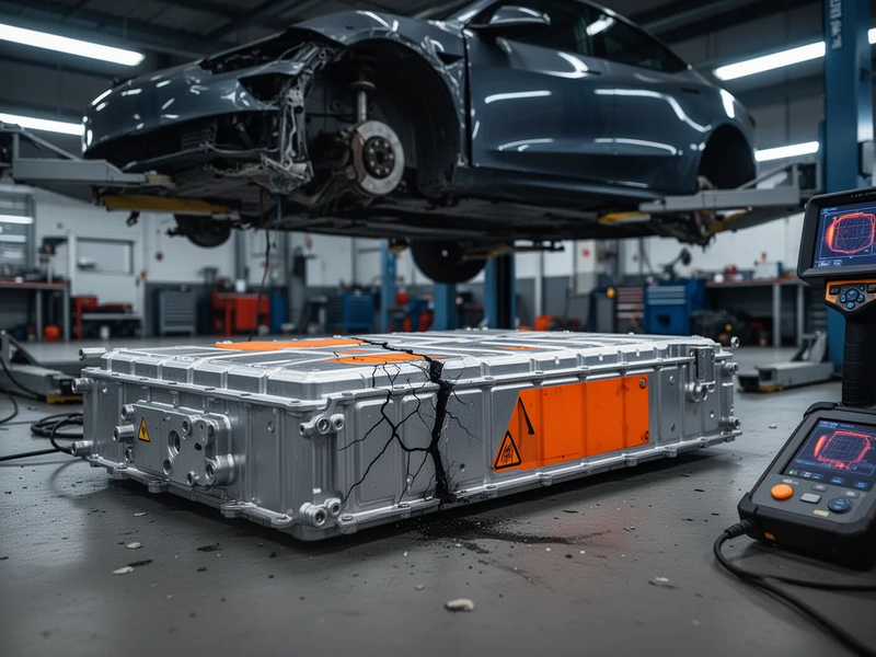 TÜV-Leitfaden: Neue Sicherheitsregeln für E-Auto-Akkus nach Unfällen - Foto: über boerse-global.de
