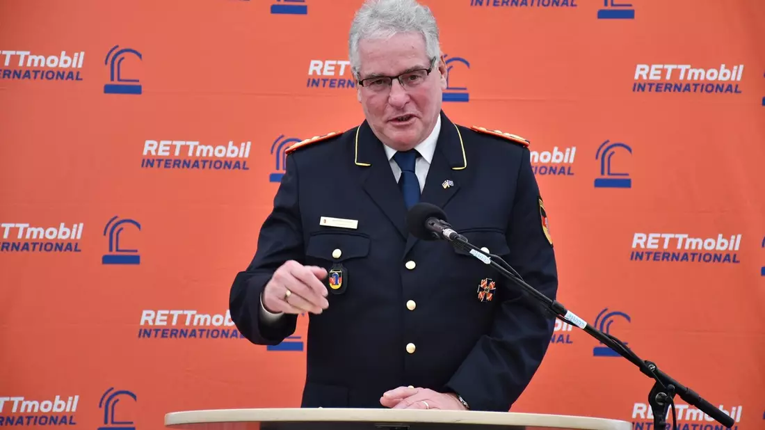 Plattform für Netzwerkarbeit zum Bevölkerungsschutz / Messe RETTmobil INTERNATIONAL in Fulda eröffnet / DFV-Präsident dankt Partnern - Bild: presseportal.de