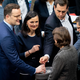 Bereits 2020 stimmte der Bundestag über neue Organspenderegeln ab - hier Jens Spahn (CDU), damals Gesundheitsminister, neben Gitta Connemann (CDU) bei der Abstimmung. (Archivfoto) - Foto: Kay Nietfeld/dpa