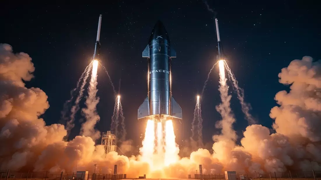 SpaceX Aktie: 10.000 Starship-Starts pro Jahr geplant - Bild: über boerse-global.de