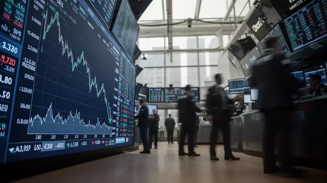 WisdomTree NASDAQ 100 3x Short: Nasdaq auf 28.491 Punkte Illustration mit AI erstellt übermittelt durch boerse-global.de