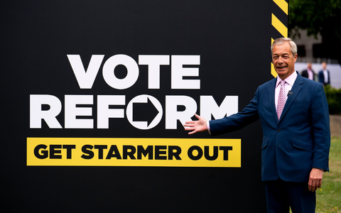 Brexit-Vorkämpfer Nigel Farage gibt sich siegessicher. - Foto: Jordan Pettitt/PA Wire/dpa