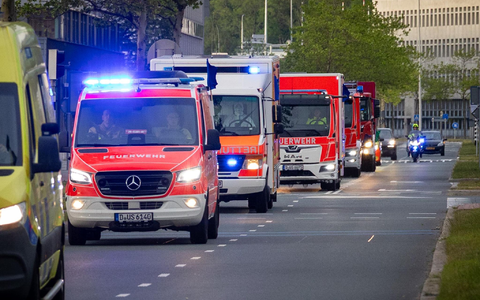 Eine Kontaktperson wurde nach Düsseldorf ins Uniklinikum gebracht. - Foto: Persbureau Heitink/dpa