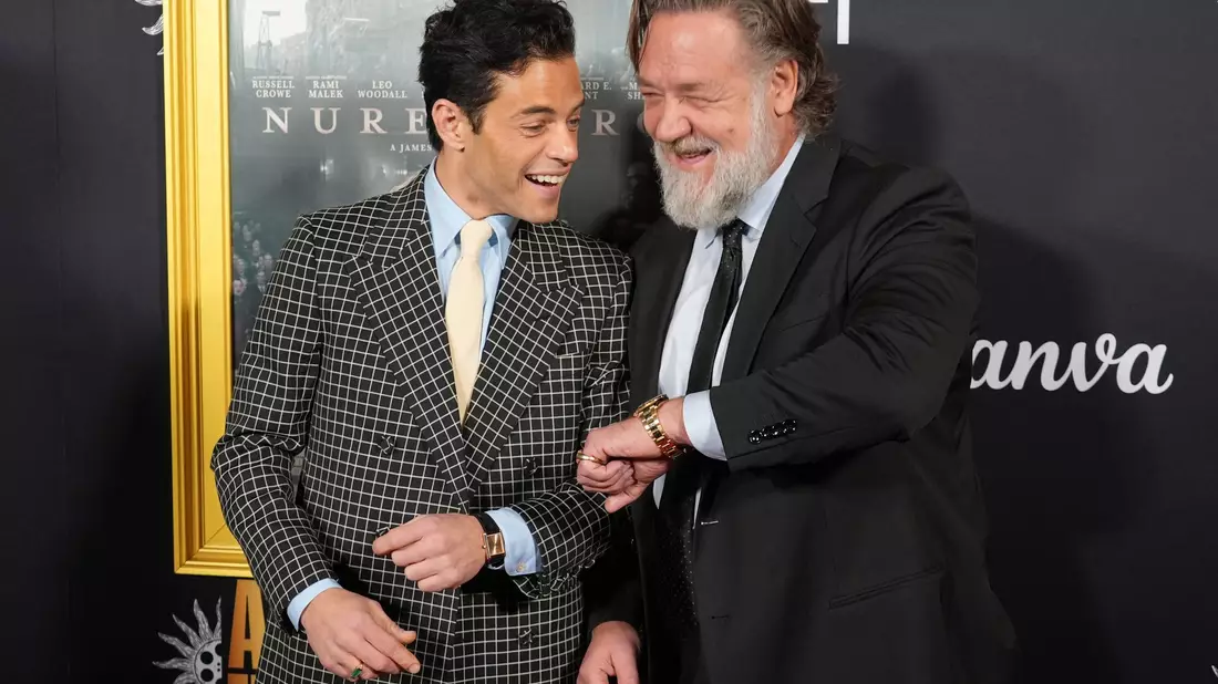 Rami Malek und Russell Crowe bei einer Vorführung des Films. (Archivbild) - Bild: Chris Pizzello/Invision/AP/dpa