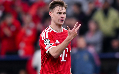 Joshua Kimmich zeigt es an: Auf Viertelfinale und Halbfinale soll 2026 der dritte Anlauf auf das Finale und den Champions-League-Triumph folgen. - Foto: Sven Hoppe/dpa