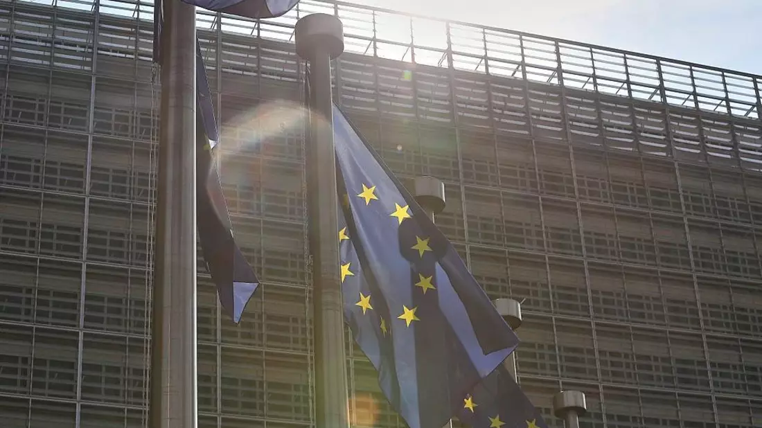 EU-Fahnen (Archiv) - Bild: via dts Nachrichtenagentur