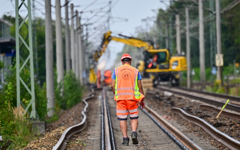 26.000 Baustellen hat die Bahn vergangenes Jahr absolviert - und konnte so zumindest den weiteren Verfall ihrer Infrastruktur stoppen. (Archivbild) - Foto: Sebastian Gollnow/dpa