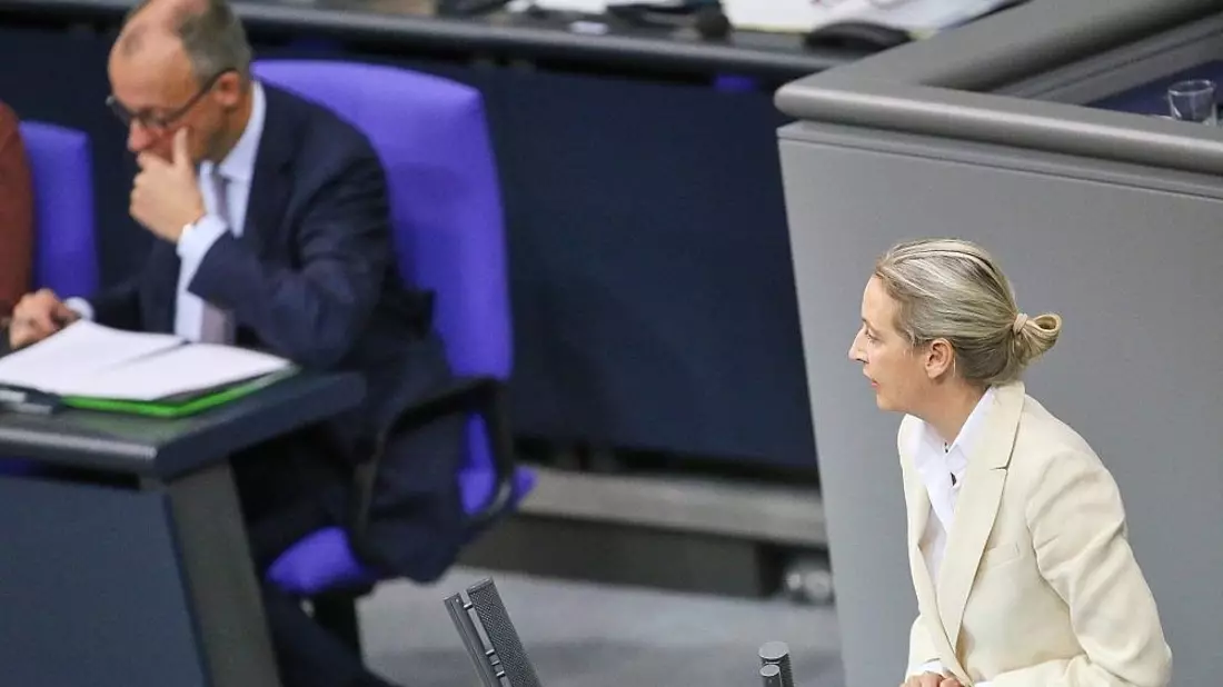 Friedrich Merz und Alice Weidel (Archiv) - Bild: via dts Nachrichtenagentur