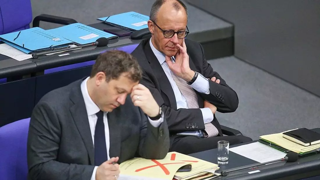 Lars Klingbeil und Friedrich Merz (Archiv) - Bild: via dts Nachrichtenagentur