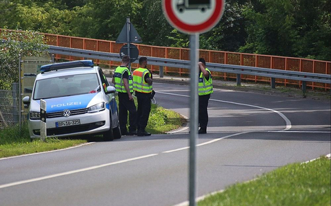 Verkehrskontrolle an der Grenze zu Polen (Archiv) - Foto: via dts Nachrichtenagentur