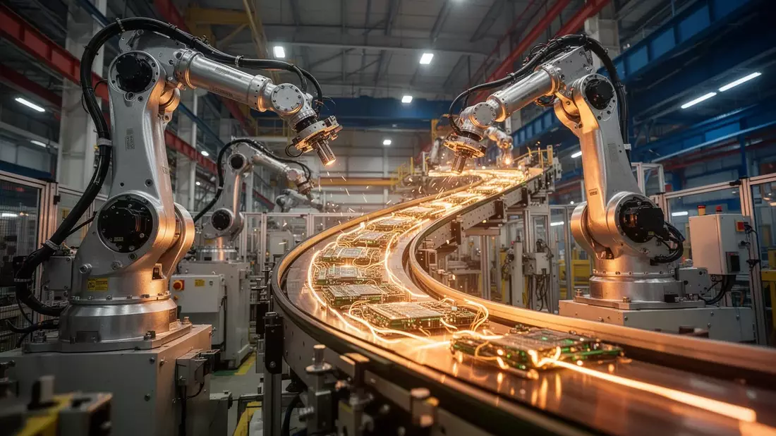 Deutsche Industrie: Auftragsplus von fünf Prozent überrascht Experten - Bild: über boerse-global.de