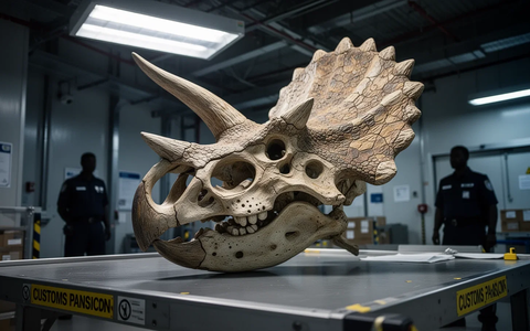 Triceratops-Schädel und KI-Zoll: Woche der Extreme in der Logistik - Foto: über boerse-global.de