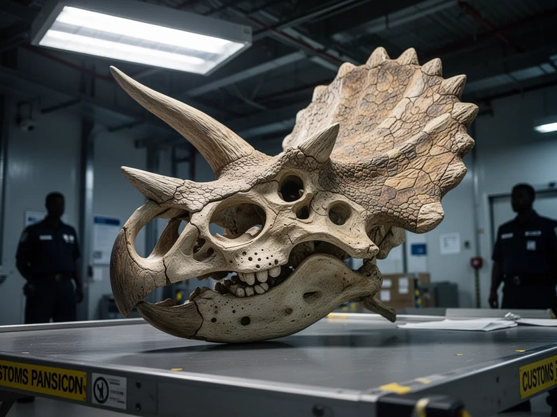 Triceratops-Schädel und KI-Zoll: Woche der Extreme in der Logistik - Foto: über boerse-global.de
