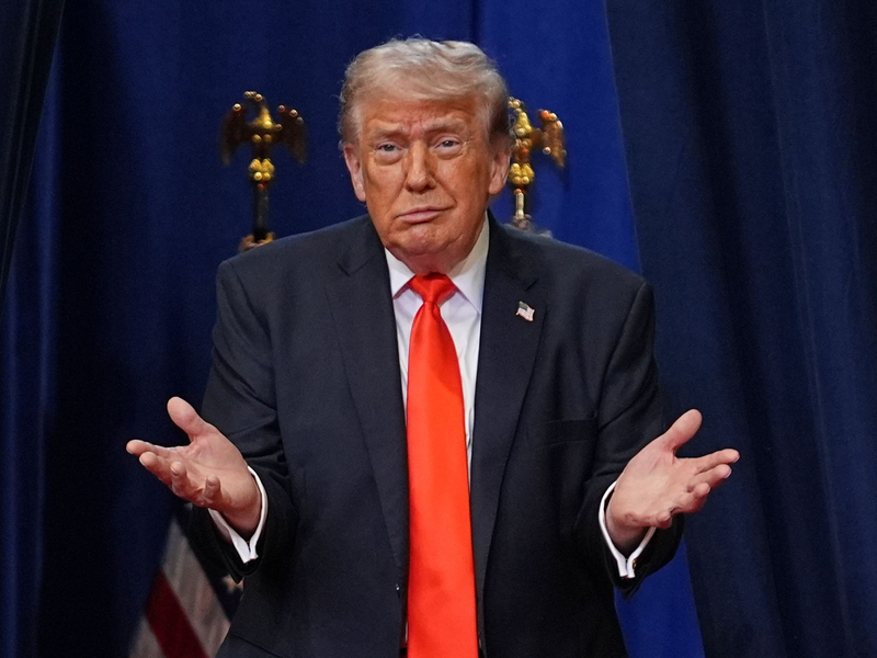 Nach der Drohung kommt der Aufschub für neue Zölle: US-Präsident Trump. (Archivfoto) - Foto: Matt Rourke/AP/dpa