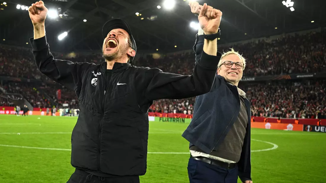 Erst im zweiten Jahr als Cheftrainer: Freiburgs Julian Schuster. - Bild: Tom Weller/dpa