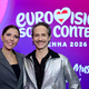 Swarovski und Ostrowski - das Moderatorenduo des ESC. (Archivbild) - Foto: Roland Schlager/APA/dpa